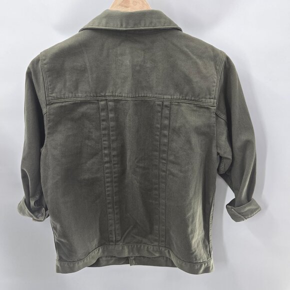 Levi's Made and Crafted Olive Green 100% Cotton Made in Turkey Utility Jacket 1 - Picture 2 of 14